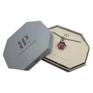 Bomb Party "Held Intent" Necklace - Rose Quartz Cubic Zirconia - NIB